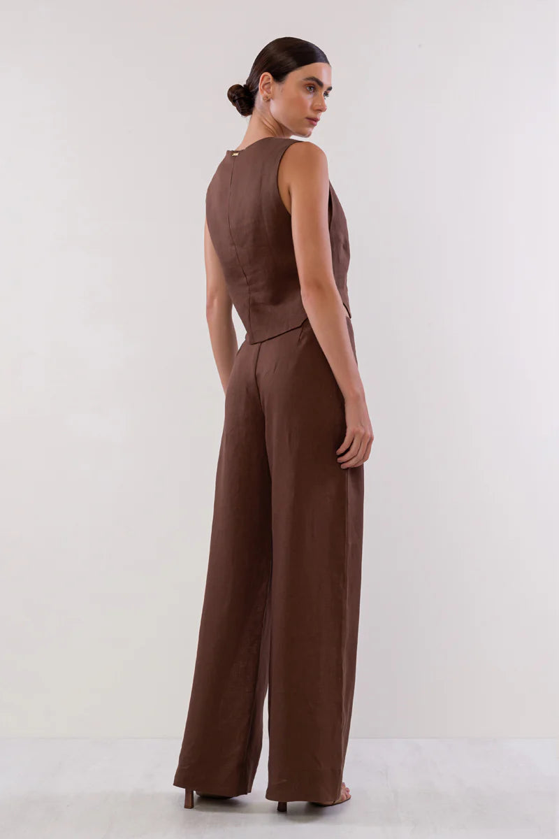 Calça Elena Coffee