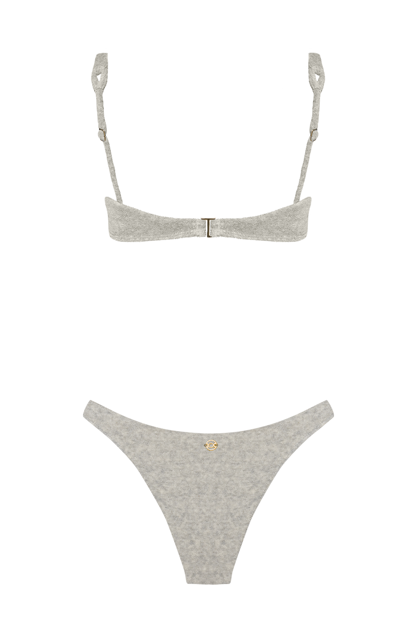 Biquíni Top + Bottom - Joy Warm Beige