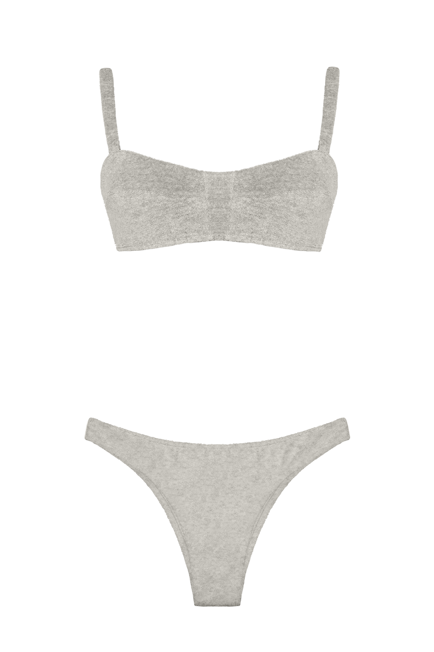 Biquíni Top + Bottom - Joy Warm Beige