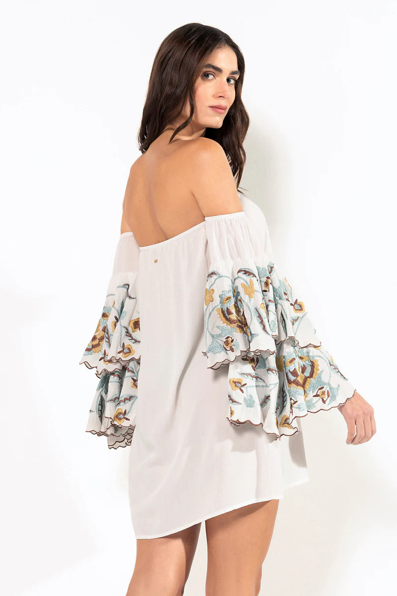 Vestido Flora Off White