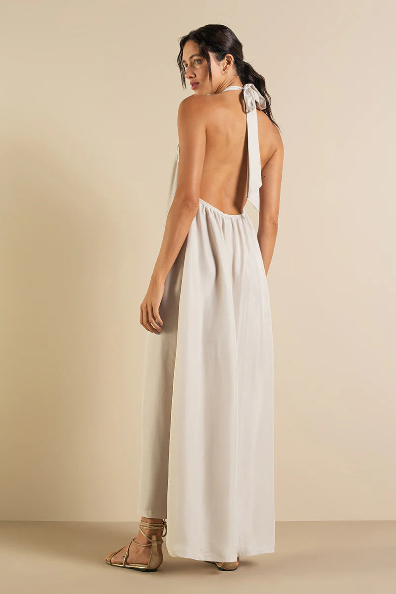 Vestido Lisa Seda Ice