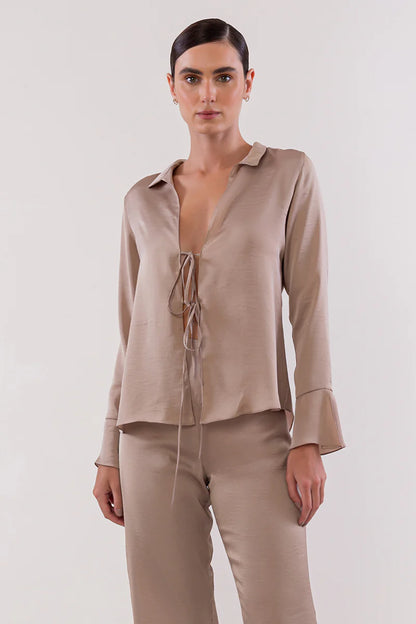 Camisa Chloe Old Champagne