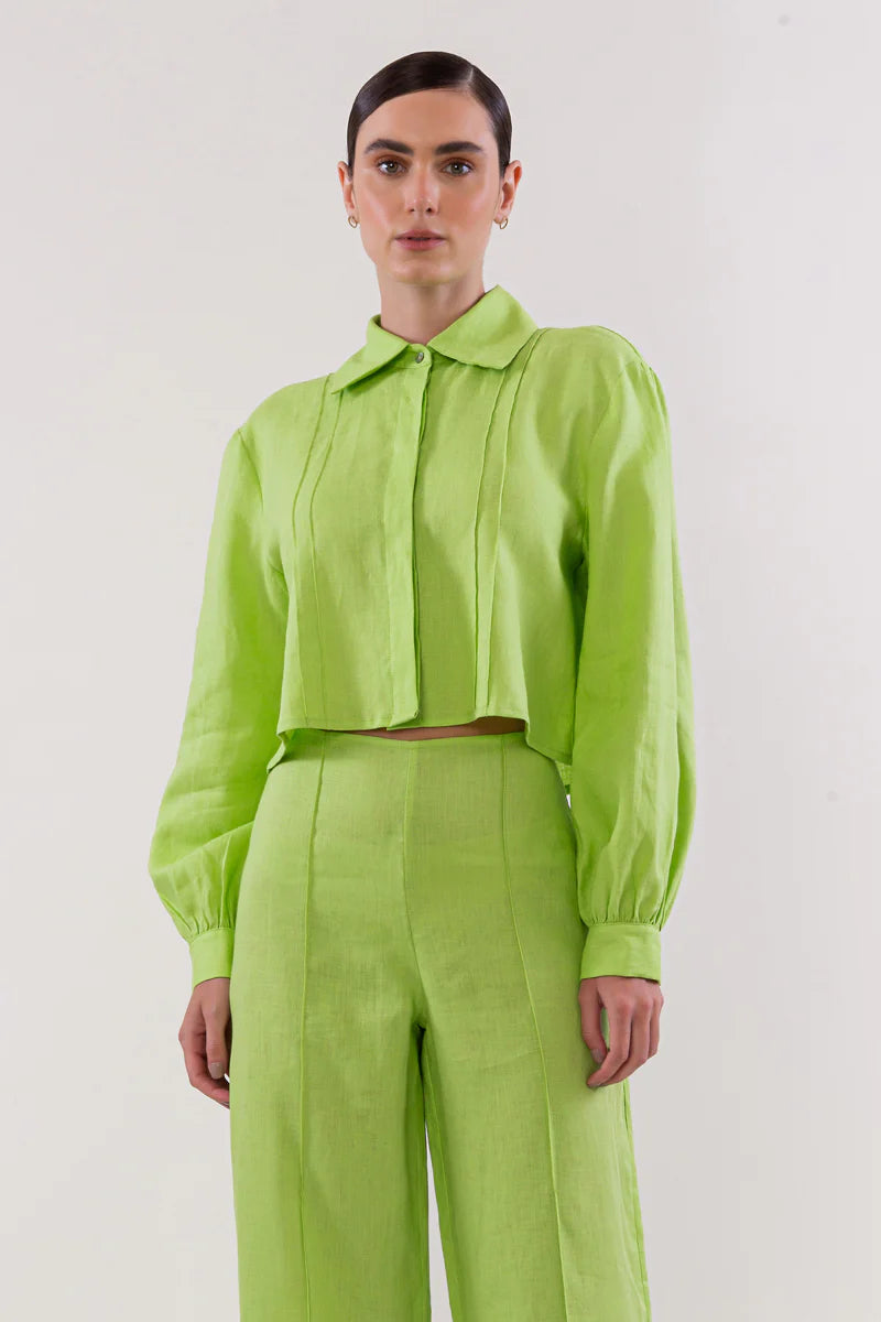 Elena Lime Green Shirt