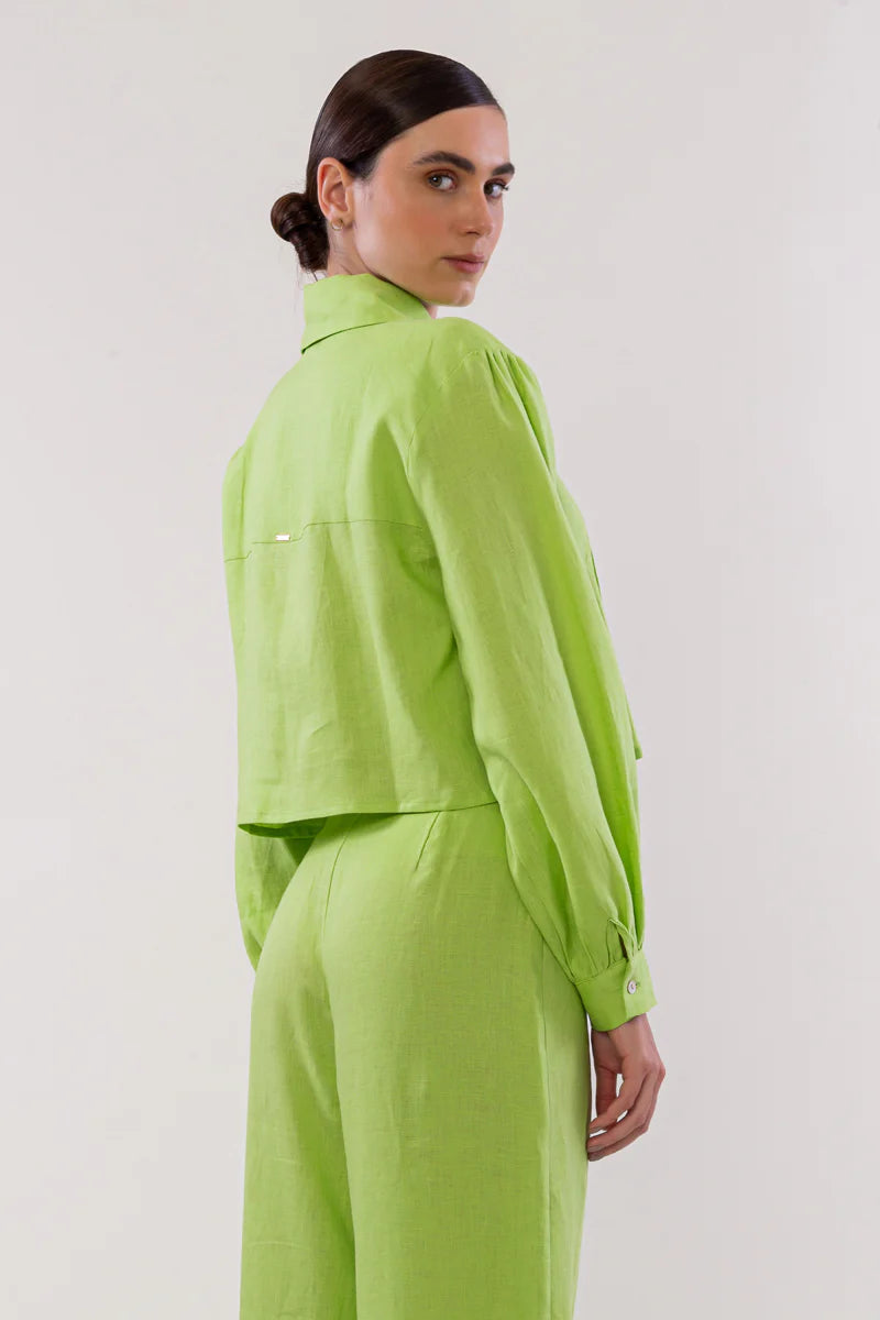 Elena Lime Green Shirt