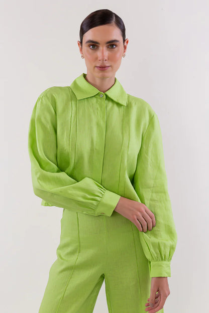 Elena Lime Green Shirt