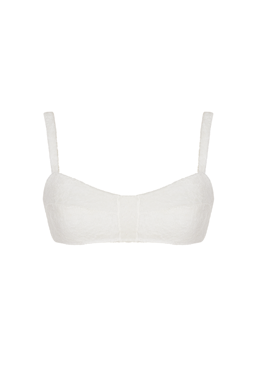 Biquíni Top + Bottom - Joy Peaceful White