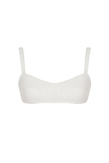 Biquíni Top + Bottom - Joy Peaceful White