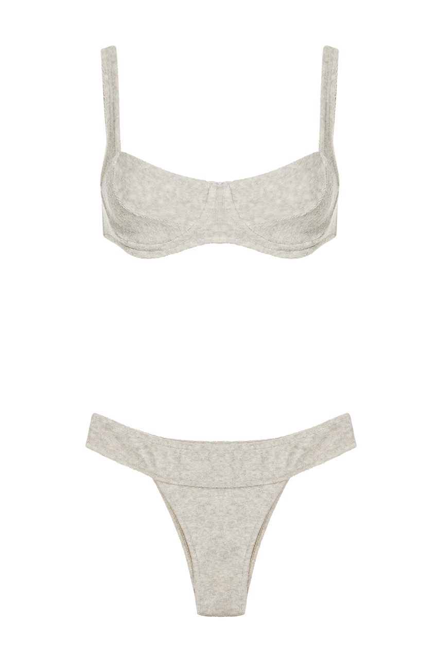 Biquíni Top + Bottom - Serenity Warm Beige