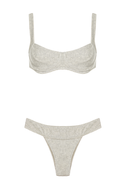 Biquíni Top + Bottom - Serenity Warm Beige