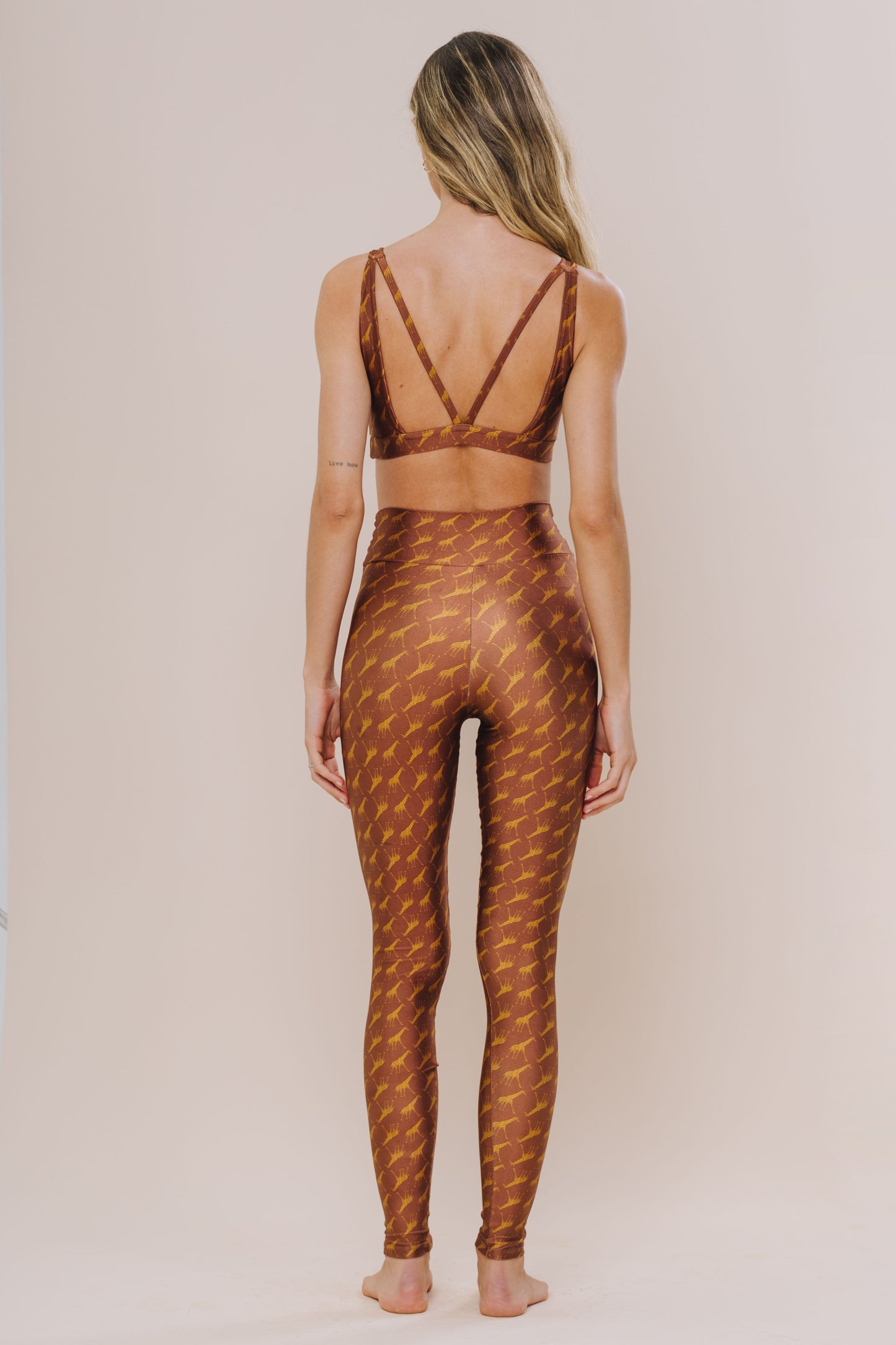 Legging High Girafa Marrom - Melt