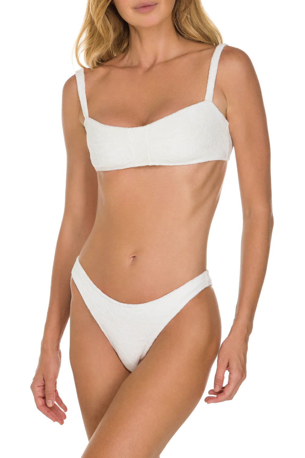 Biquíni Top + Bottom - Joy Peaceful White